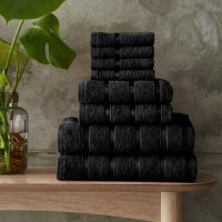 Luxury 100% Cotton 8 Piece Super Soft Bathroom Towel Bale Set