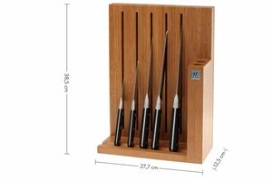 Zwilling 38438-000 Pro bamboo knife block-6 pieces