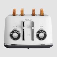 Sunbeam Alinea 4 Slice Toaster White TA2840W