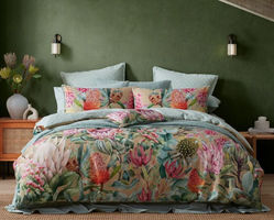 Logan & Mason Casurina Quilt Cover Set Linen King