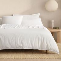 Queen Bayley Washed Percale Quilt Cover Set