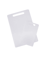 2 Pack Chopping Boards - White - One Size