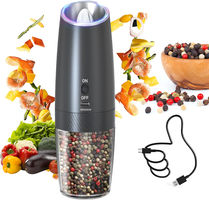 Redisson Gravity Electric Salt & Pepper Mill Grinder - Rechargeable