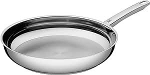 WMF Profi Frying Pan 28 cm Cromargan Stainless Steel Uncoated Induction Oven Safe, silver, 28 cm : Amazon.de: Home & Kitchen