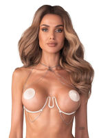Harness BH Damen Ouvert Weiss – Obsessive 