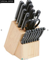 Baccarat Sabre 20-Piece Knife Block