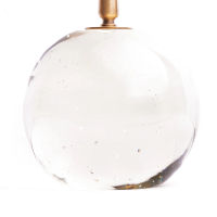 Glass table lamp