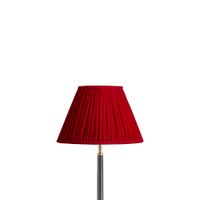 Red velvet lamp shade