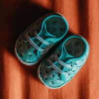 A very small pair of shoes