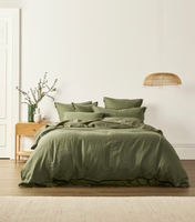 Domani Toscana Duvet Cover, Olive
