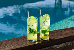 Poolside Mojitos