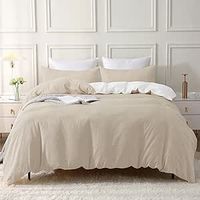 SOULFUL Bed Linen 220 x 240 cm Cotton 3-Piece Bed Linen Sets Camel Beige with Zip, Similar Texture to Stone Washed Linen, Includes 1 Duvet Cover 220 x 240 cm and 2 Pillowcases 80 x 80 cm : Amazon.de: Home & Kitchen