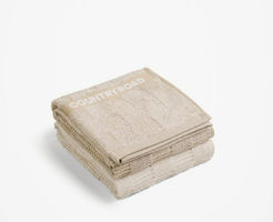 Australian Cotton Erin Tea Towel Pack of 2 in Natural