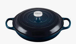 Le Creuset Signature Cast Iron Shallow Casserole 30cm - 3.5L Nuit