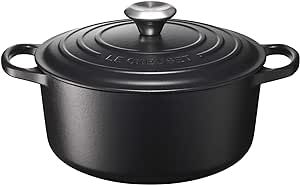 Le Creuset Signature Cast Iron Casserole with Lid, Diameter 24 cm, Round, Suitable for All Types of Cooker Hobs and Induction Hobs, Volume: 4.2 L, 4.305 kg, Black, 21177240000430 : Amazon.de: Home & Kitchen