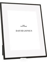 Black Metal Photo Frame 8x10 - David Jones