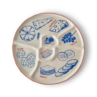 Cheeses Illustrated Round Platter