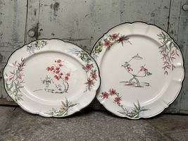 Round platter with scene "Chinoiserie"