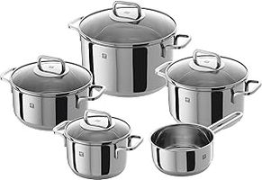 Zwilling Quadro 65060-000-0 Cookware Set, Suitable for Induction Cookers, 5 Pieces, Silver, 60 x 50 x 30 cm : Amazon.de: Home & Kitchen