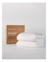 Everyday Australian Wool Quilt in White (Double Size)