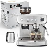 Breville VCF126X Barista Max Sieve Carrier 2.8 L Water Tank with Integrated Grinder and Milk Frother Stainless Steel Also for Latte and Cappuccino : Amazon.de: Home & Kitchen