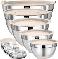 Stainless steel mixing bowls