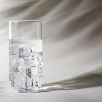 Soda water, which we can now see in the dark