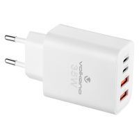 Volkano Quad Series 2 35W Fast Charging Dual USB-C Dual USB-A Wall Charger